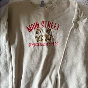 Disney Emboidered Gingerbread Baking Co. Sweatshirt